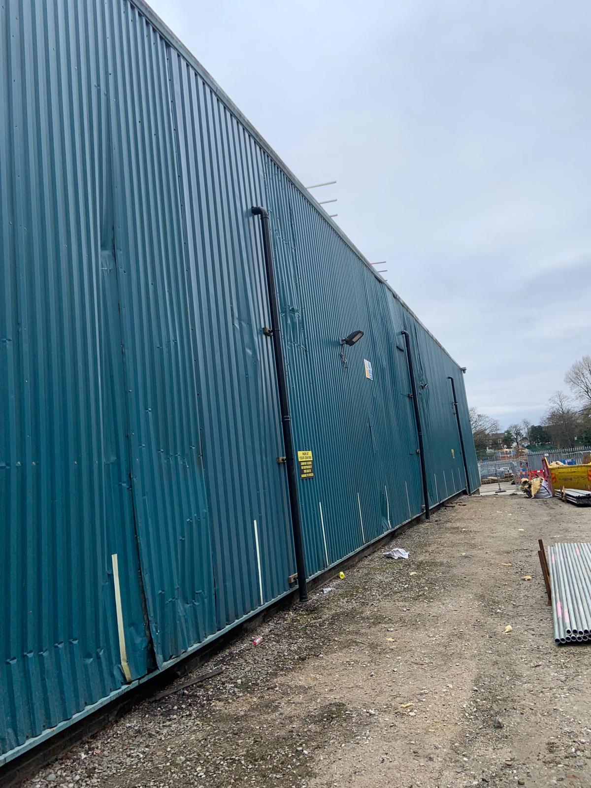 Project cladding blue