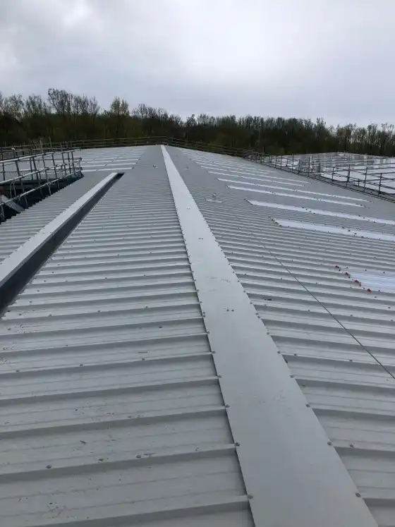Ridge line finishing detail
