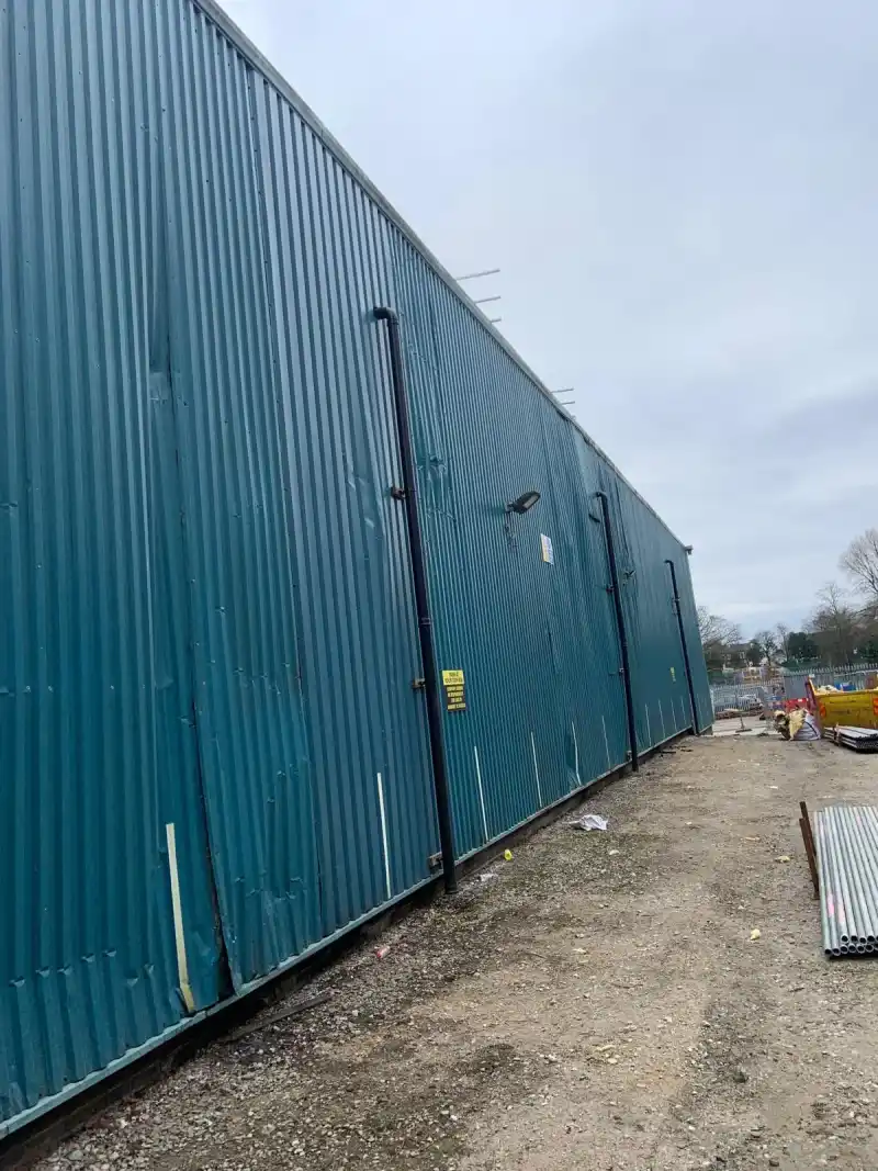 Project cladding blue